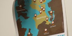 Map of proposed Seattle-area LPFM stations, including college radio station UWave. Photo: J. Waits