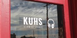 Entrance to LPFM community radio station KUHS-LP. Photo: J. Waits