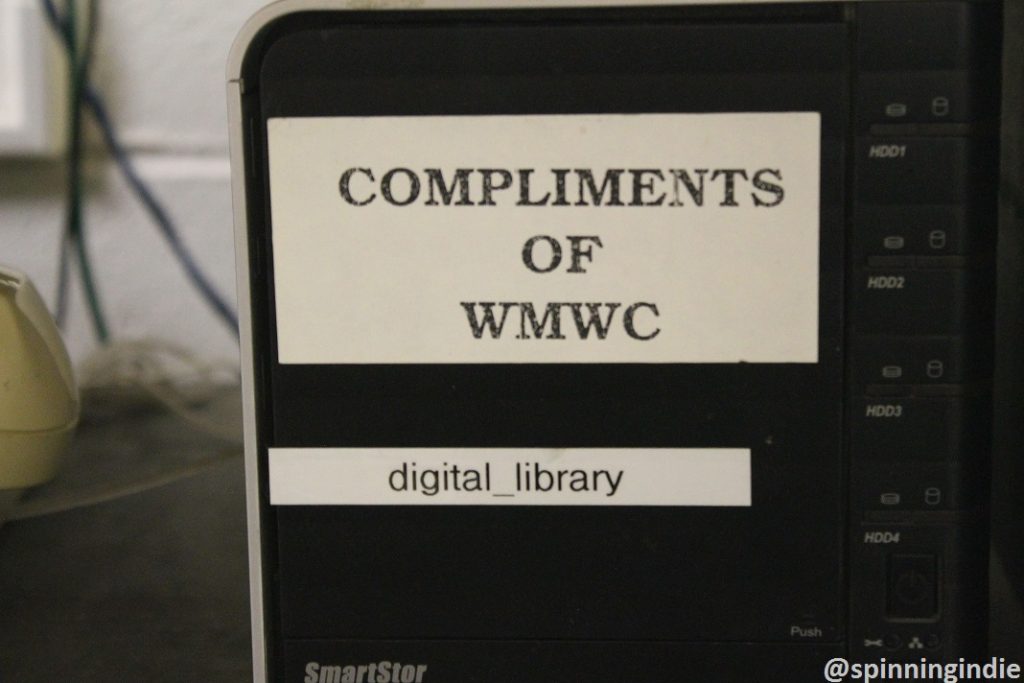 WMWC digital library. Photo: J. Waits