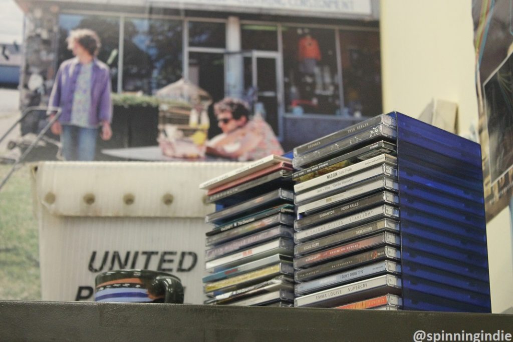 CDs in WVCW lobby. Photo: J. Waits