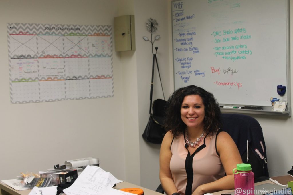 Jillian Smith in her office at Cabrini University. Photo: J. Waits