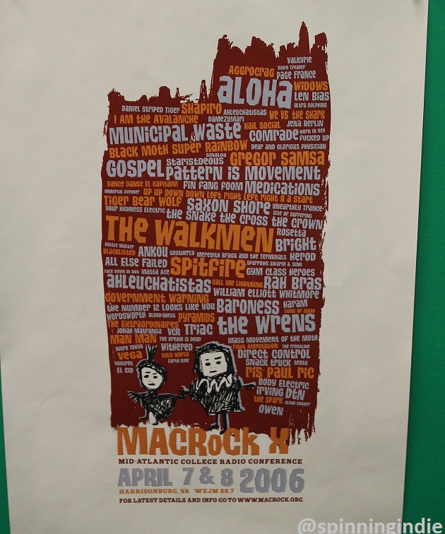 Poster from 2006 MACRoCk. Photo: J. Waits