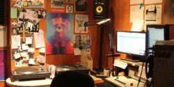 College radio station WXTJ's studio. Photo: J. Waits