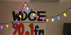 WDCE sign at the University of Richmond college radio station. Photo: J. Waits