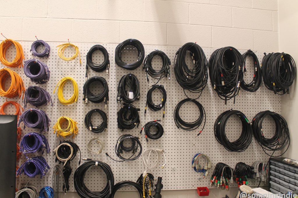 Colorful cables at Neumann Media. Photo: J. Waits