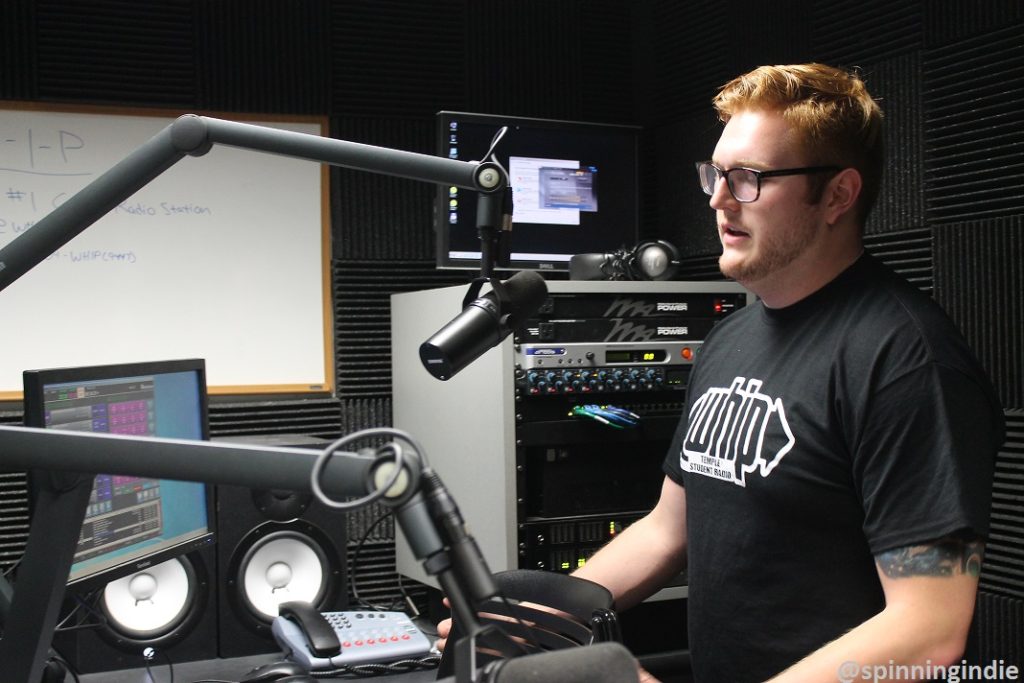 Eric White in WHIP studio. Photo: J. Waits