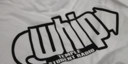 WHIP logo on a t-shirt for the college radio station. Photo: J. Waits