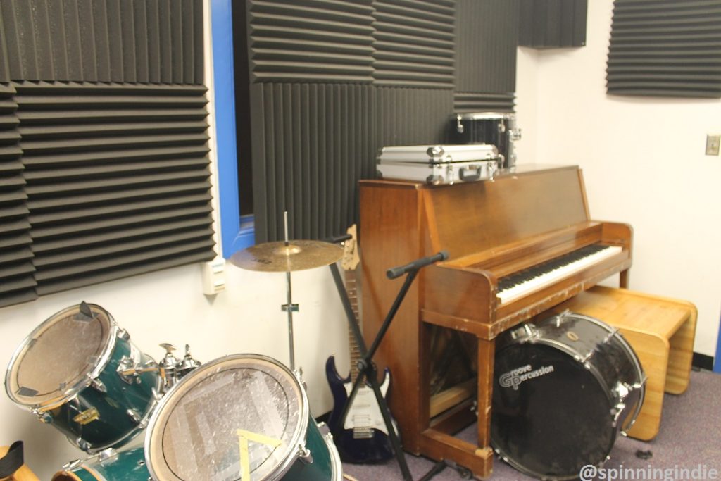 WCWM's live studio. Photo: J. Waits