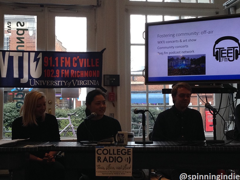 WXTJ staffers at College Radio Symposium. Photo: J. Waits