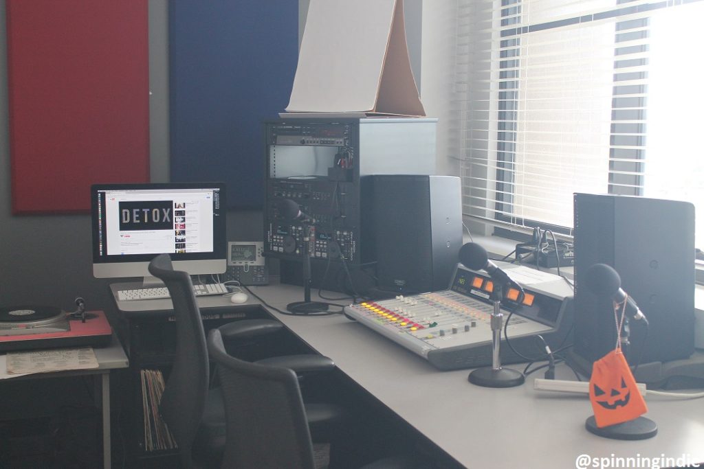 KLMU studio. Photo: J. Waits