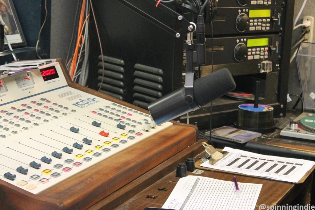 WKDU's Master Control Room (aka MCR). Photo: J. Waits