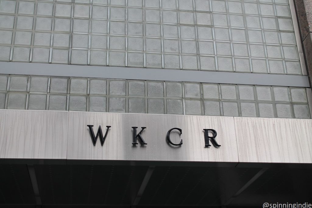 WKCR sign on the outside of the college radio station's building. Photo: J. Waits