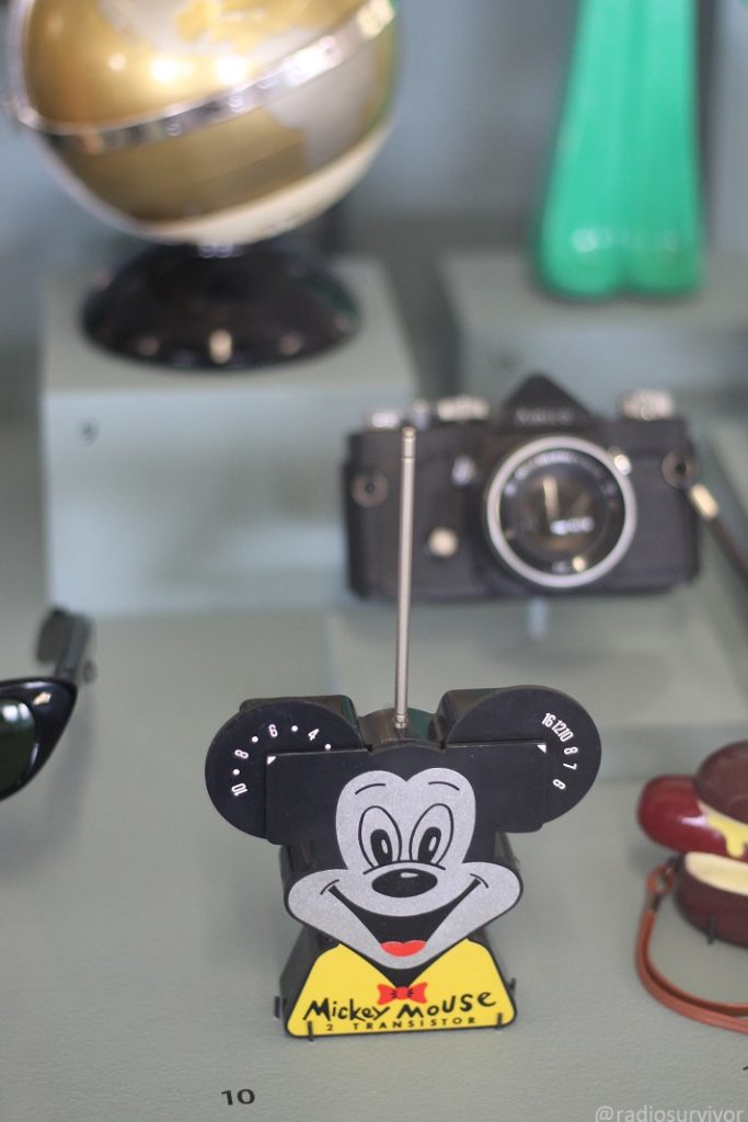 Novelty radios in the "On the Radio" exhibit at SFO Museum. Photo: J. Waits