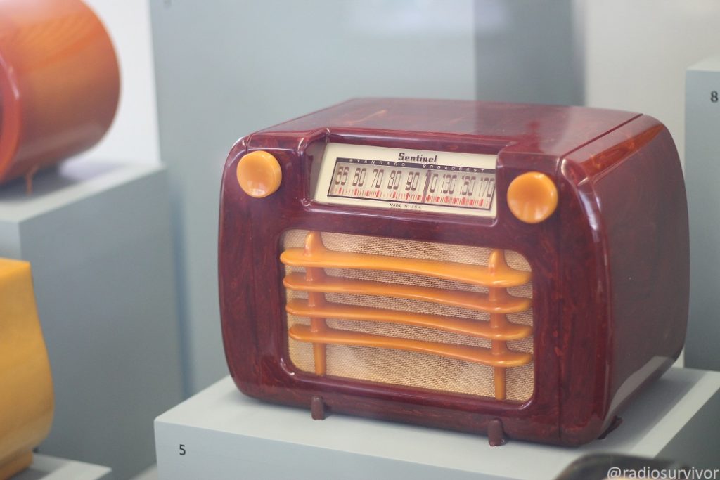 Sentinel radio in the "On the Radio" exhibit at SFO Museum. Photo: J. Waits