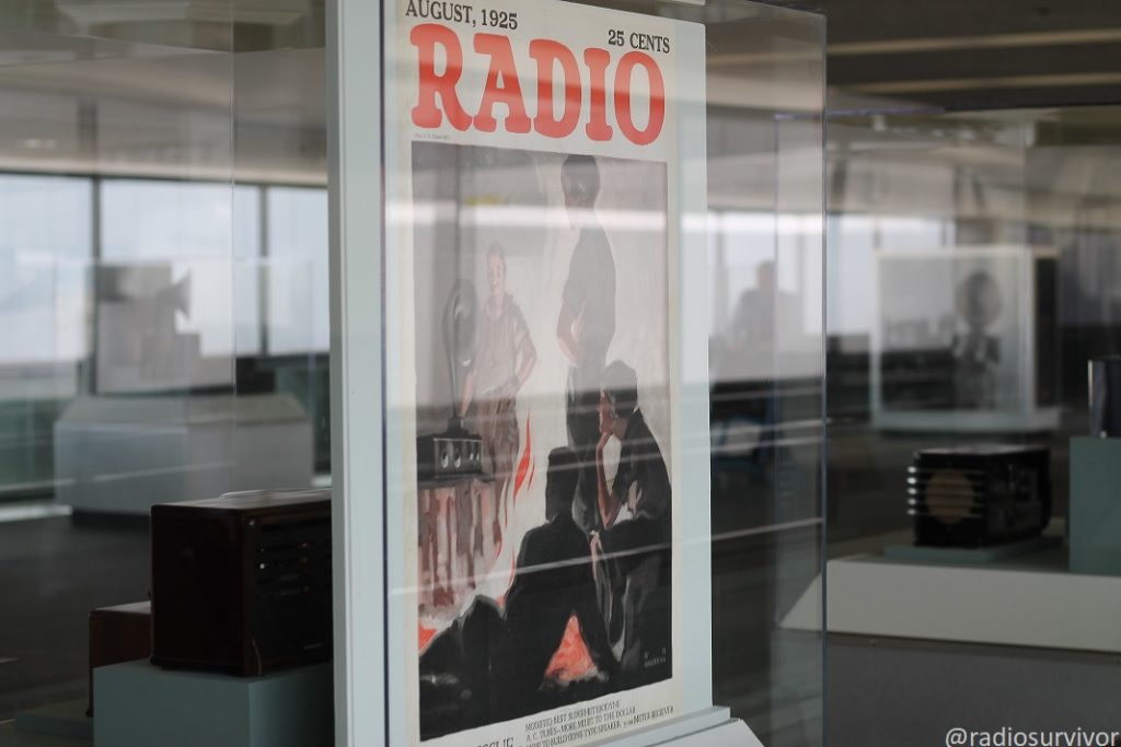 Radio magazine cover on display at "On the Radio" exhibit at SFO Museum. Photo: J. Waits