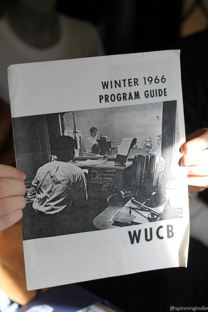 1966 WUCB program guide. Photo: J. Waits