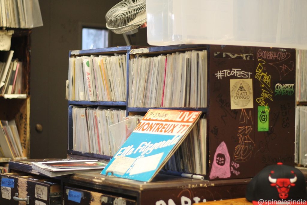 WHPK record library. Photo: J. Waits