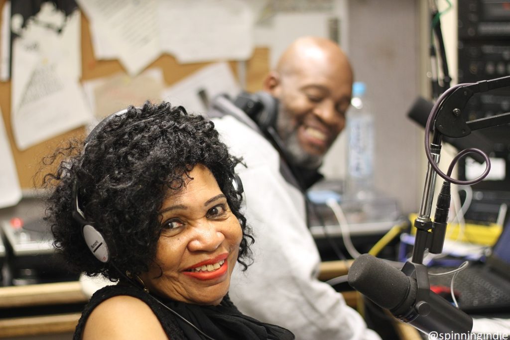 WHPK show hosts in the studio. Photo: J. Waits