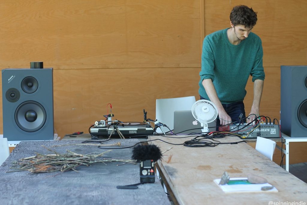 Dan Tapper performs at Wave Farm. Photo: J. Waits