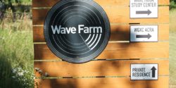 Wave Farm sign. Photo: J. Waits