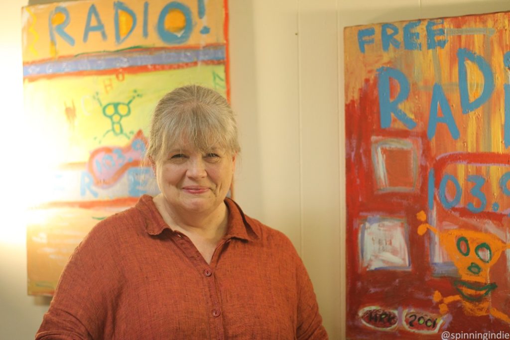 WGXC's Station Manager/Managing News Editor Lynn Sloneker. Photo: J. Waits