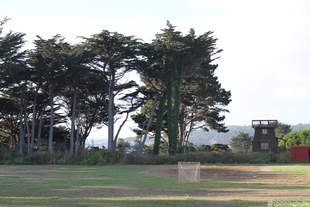 Athletic field at Mendocino High School. Photo: J. Waits