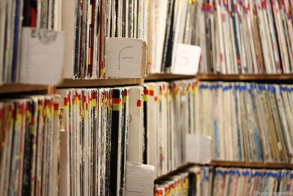 LPs in KDVS music library. Photo: J. Waits