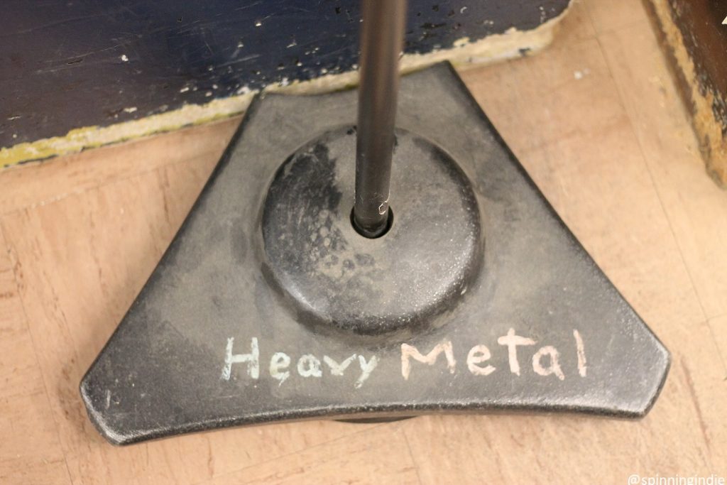 Heavy metal stand at KDVS. Photo: J. Waits