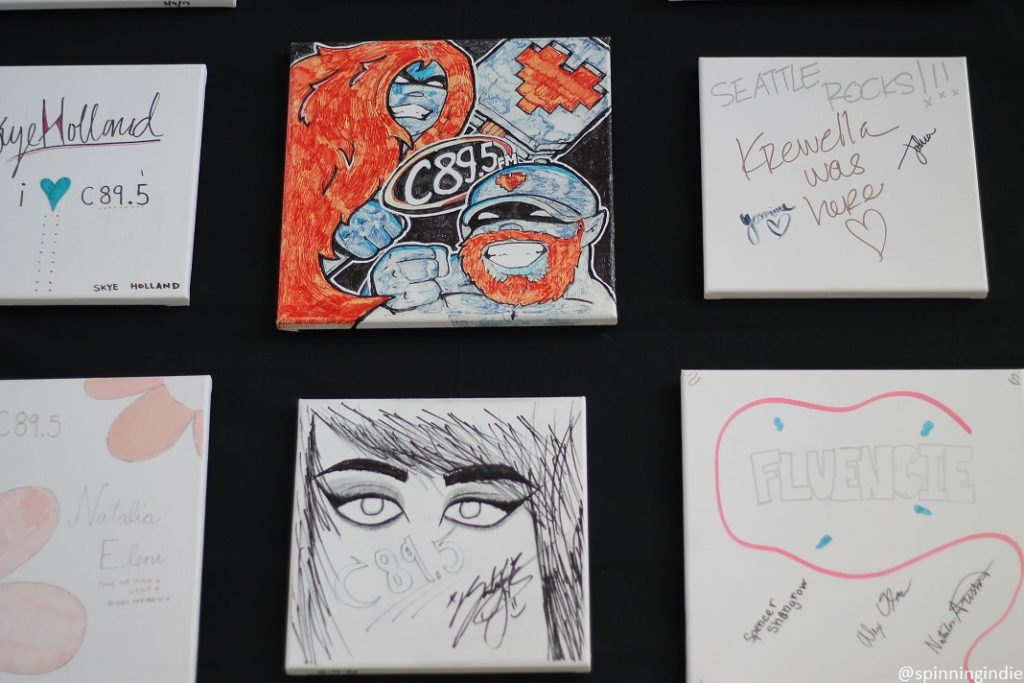 Drawings by artists who have visited KNHC. Photo: J. Waits