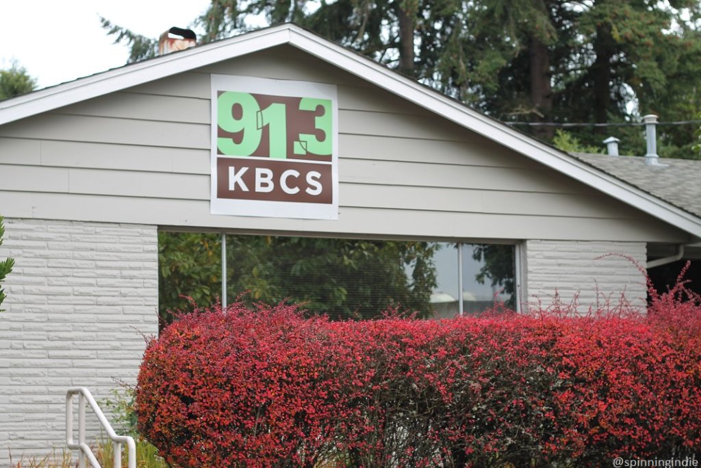 Front of KBCS building at Bellevue College. Photo: J. Waits/Radio Survivor