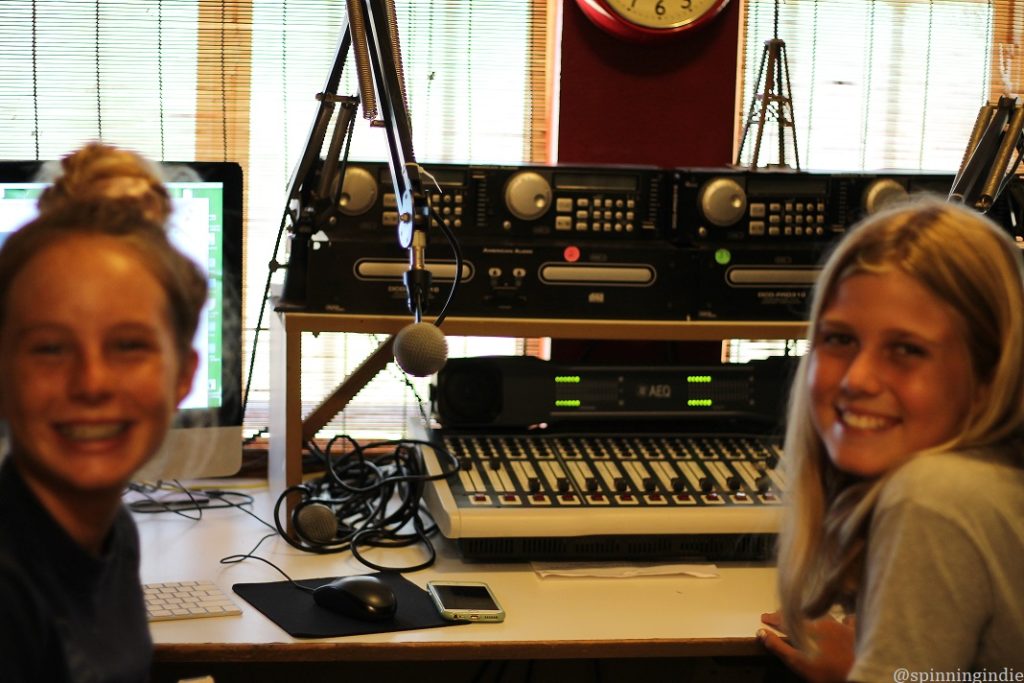 DJs in the studio at KOPO-LP RadiOpio. Photo: J. Waits/Radio Survivor