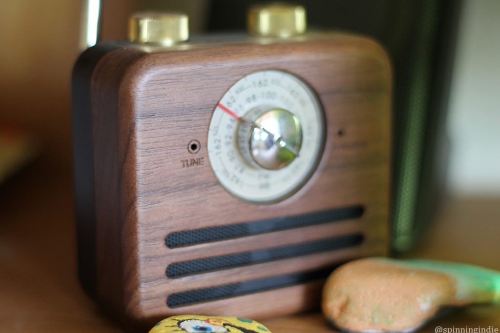 Radio in Laura Civitello's office at KOPO-LP. Photo: J. Waits/Radio Survivor