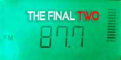 87.7 FM dial - the final two