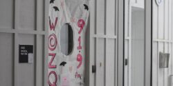 Photo of entrance to Smith College radio station WOZQ. Photo: J. Waits